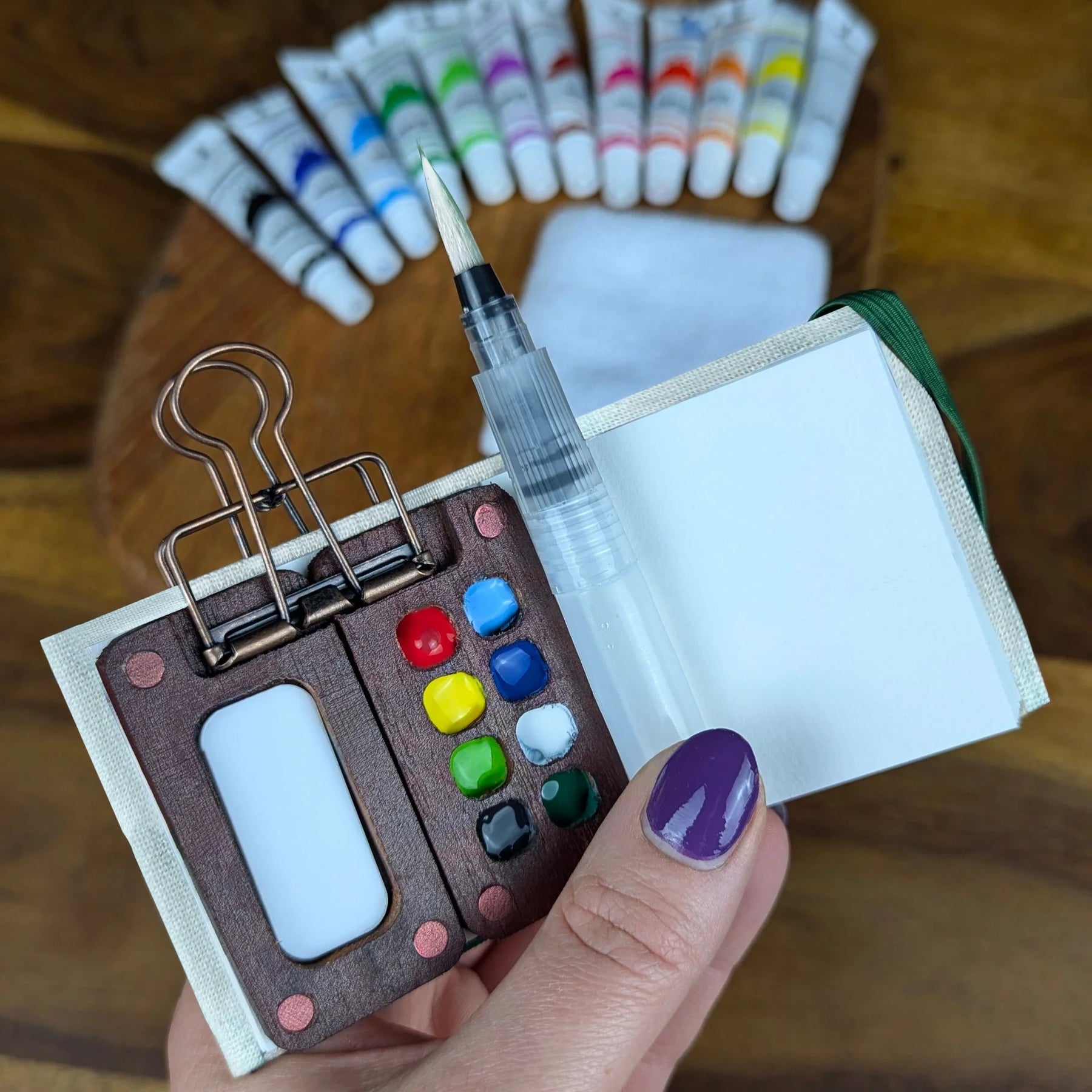 Mini coffret aquarelle de poche